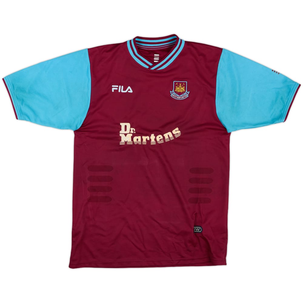 2001-03 West Ham Home Shirt - 6/10 - (XL.Boys)