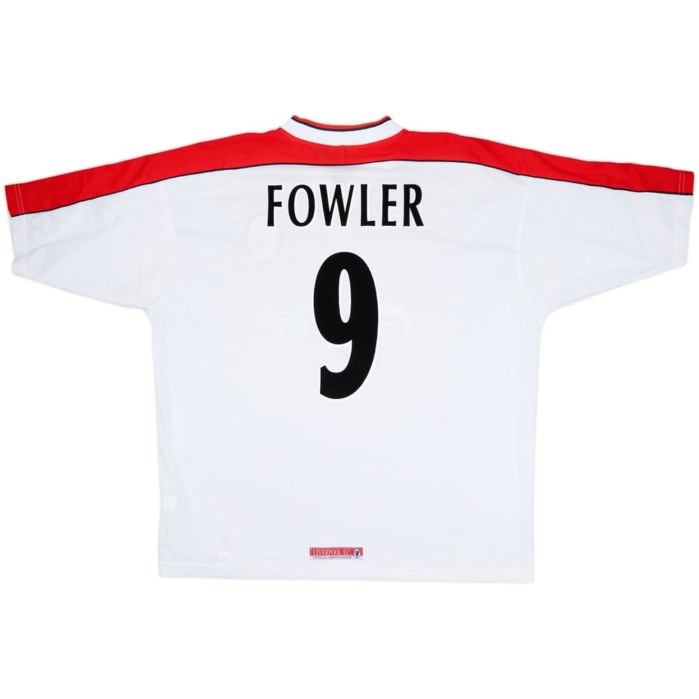 1998-99 Liverpool Away Shirt Fowler #9 - 5/10 - (XL)