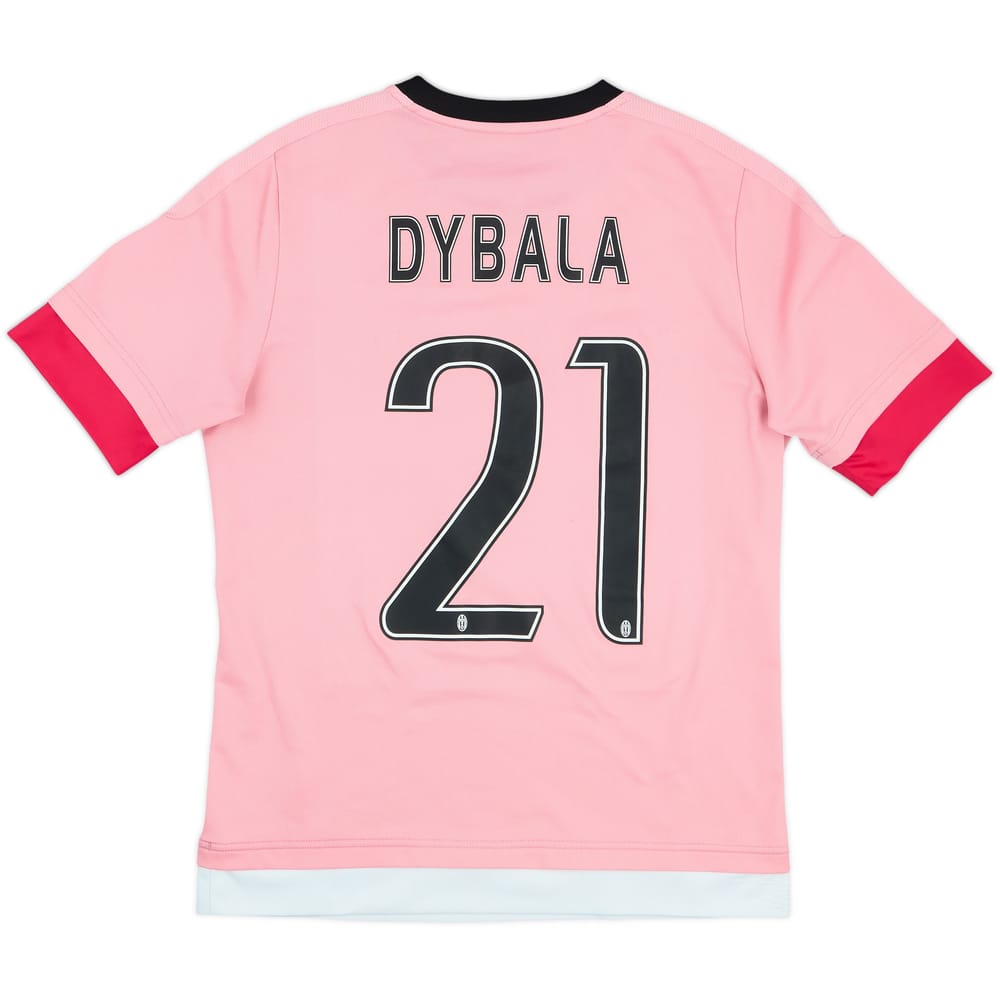 2015-16 Juventus Away Shirt Dybala #21 - 5/10 - (XL.Boys)
