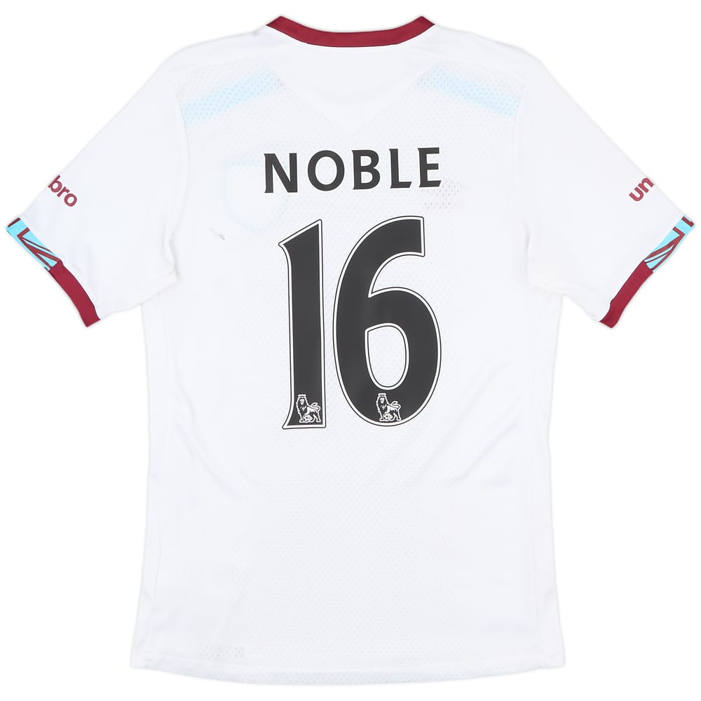 2016-17 West Ham Away Shirt Noble #16 - 7/10 - (S)
