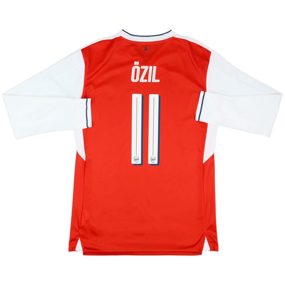 2016-17 Arsenal Authentic Home L/S Shirt Ozil #11 - 7/10 - (L)