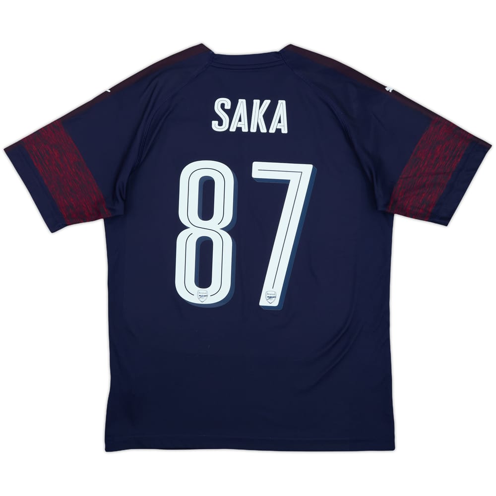 2018-19 Arsenal Away Shirt Saka #87 - 9/10 - (M)