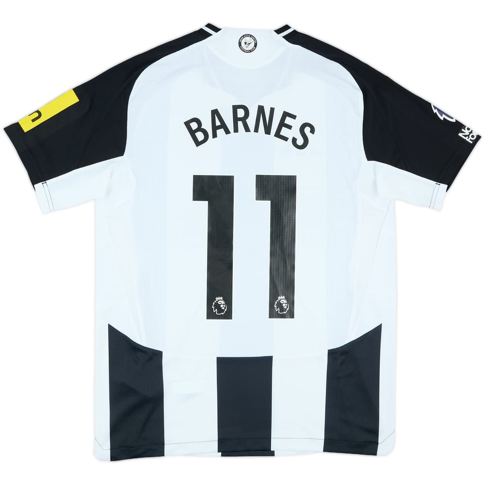 2024-25 Newcastle Match Issue Home Shirt Barnes #11