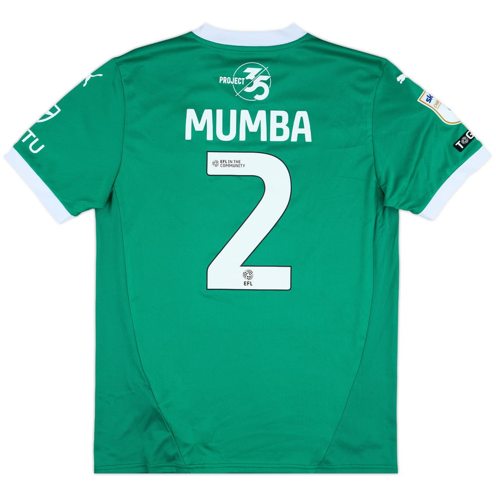 2024-25 Plymouth Match Issue Home Shirt Mumba #2