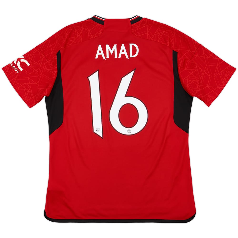2023-24 Manchester United Home Shirt Amad #16 - 9/10 - (L)