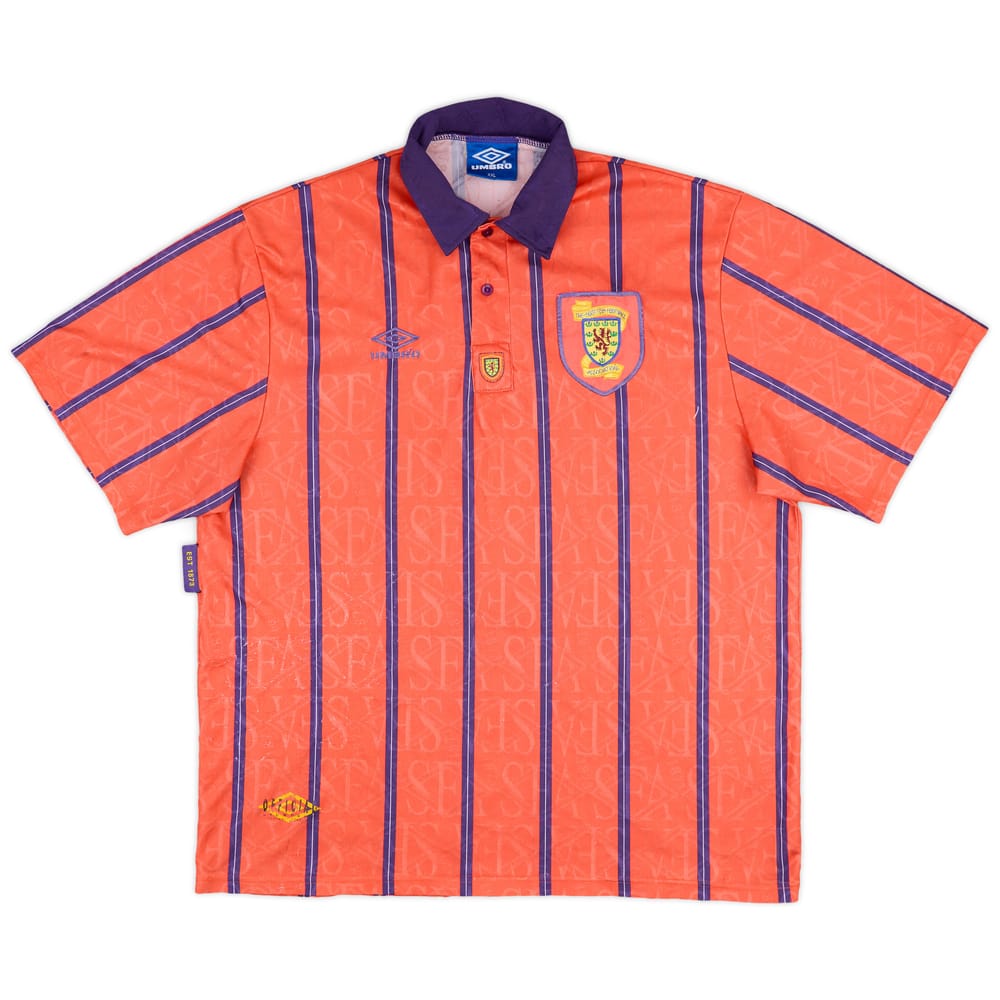 1993-95 Scotland Away Shirt - 4/10 - (XXL)