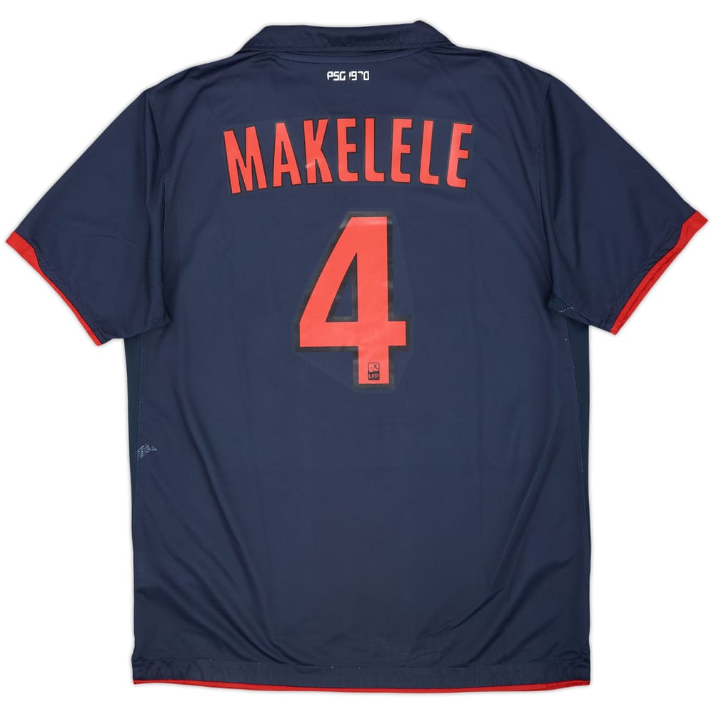 Camiseta de visitante del Paris Saint-Germain 2010-11 Makelele #4 - 6/10 - (L)