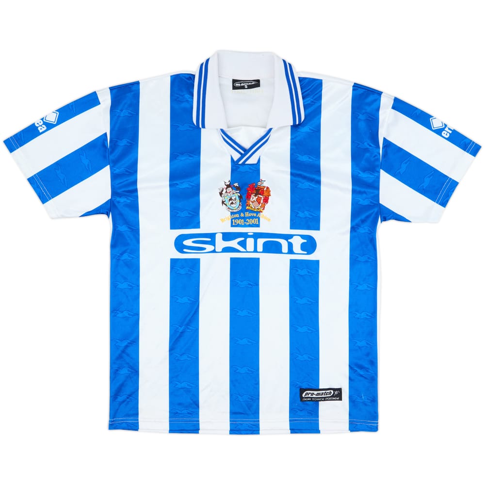 2001-02 Brighton Centenary Home Shirt - 8/10 - (S)