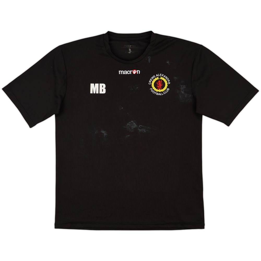 2010-11 Crewe Alexandra Macron Staff Issue Training Shirt MB - 4/10 - (S)