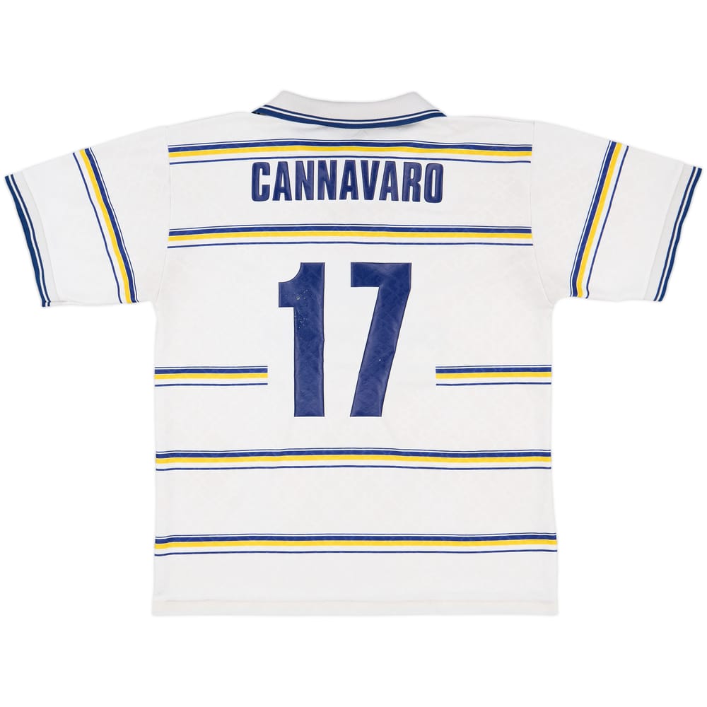 1998-99 Parma Away Shirt Cannavaro #17 - 6/10 - (XL)