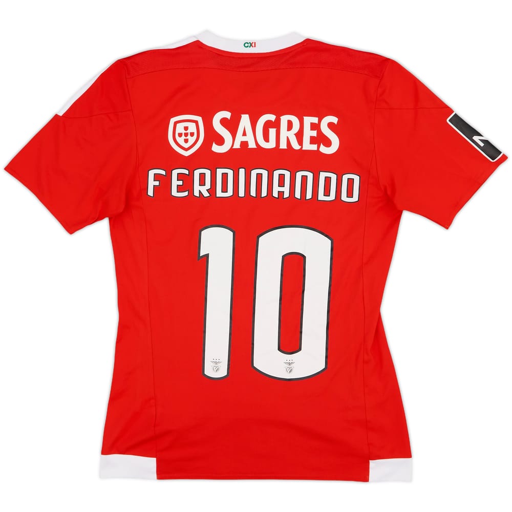 2015-16 Benfica Home Shirt Ferdinando #10 - 3/10 - (S)
