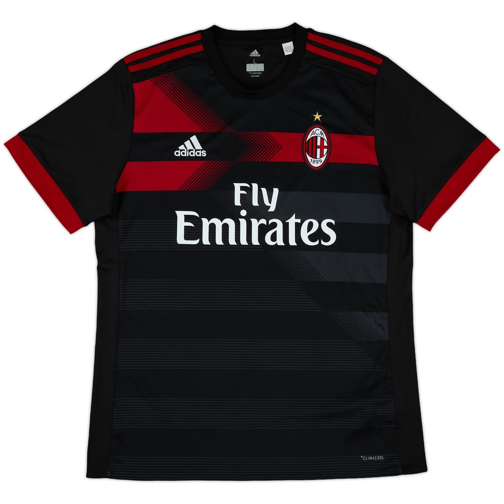 2017-18 AC Milan Third Shirt - 7/10 - (L)