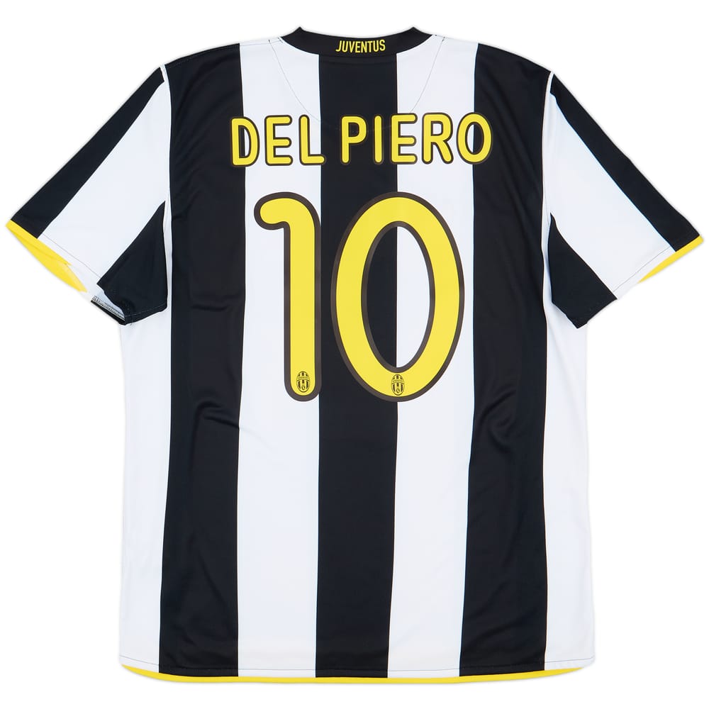 2008-09 Juventus Home Shirt Del Piero #10 - 8/10 - (L)