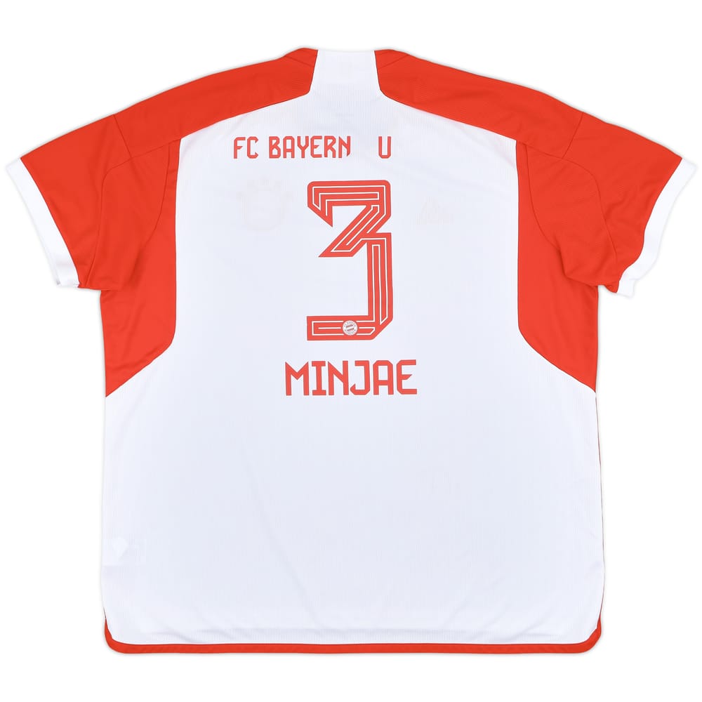 2023-24 Bayern Munich Home Shirt Minjae #3 - 4/10 - (3XL)