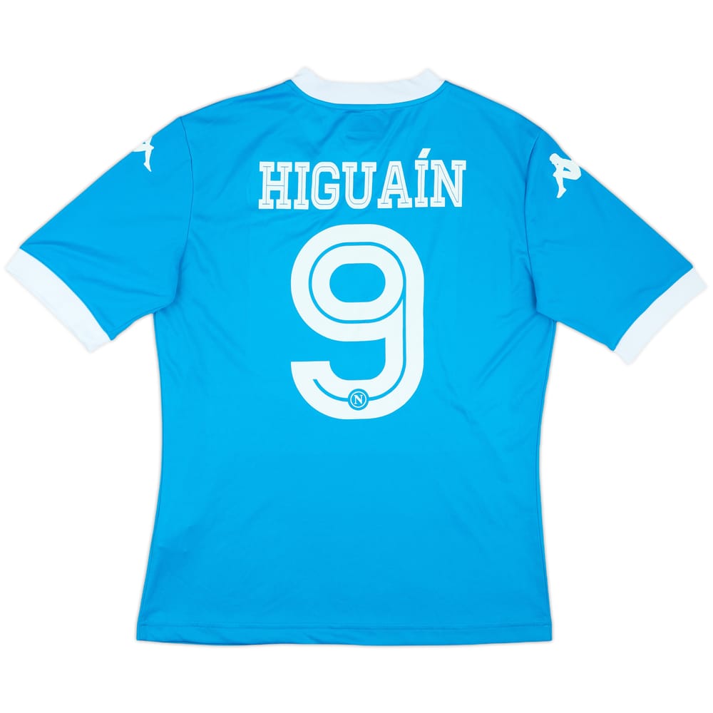 2015-16 Napoli Basic Home Shirt Higuain #9 - 10/10 - (XL)