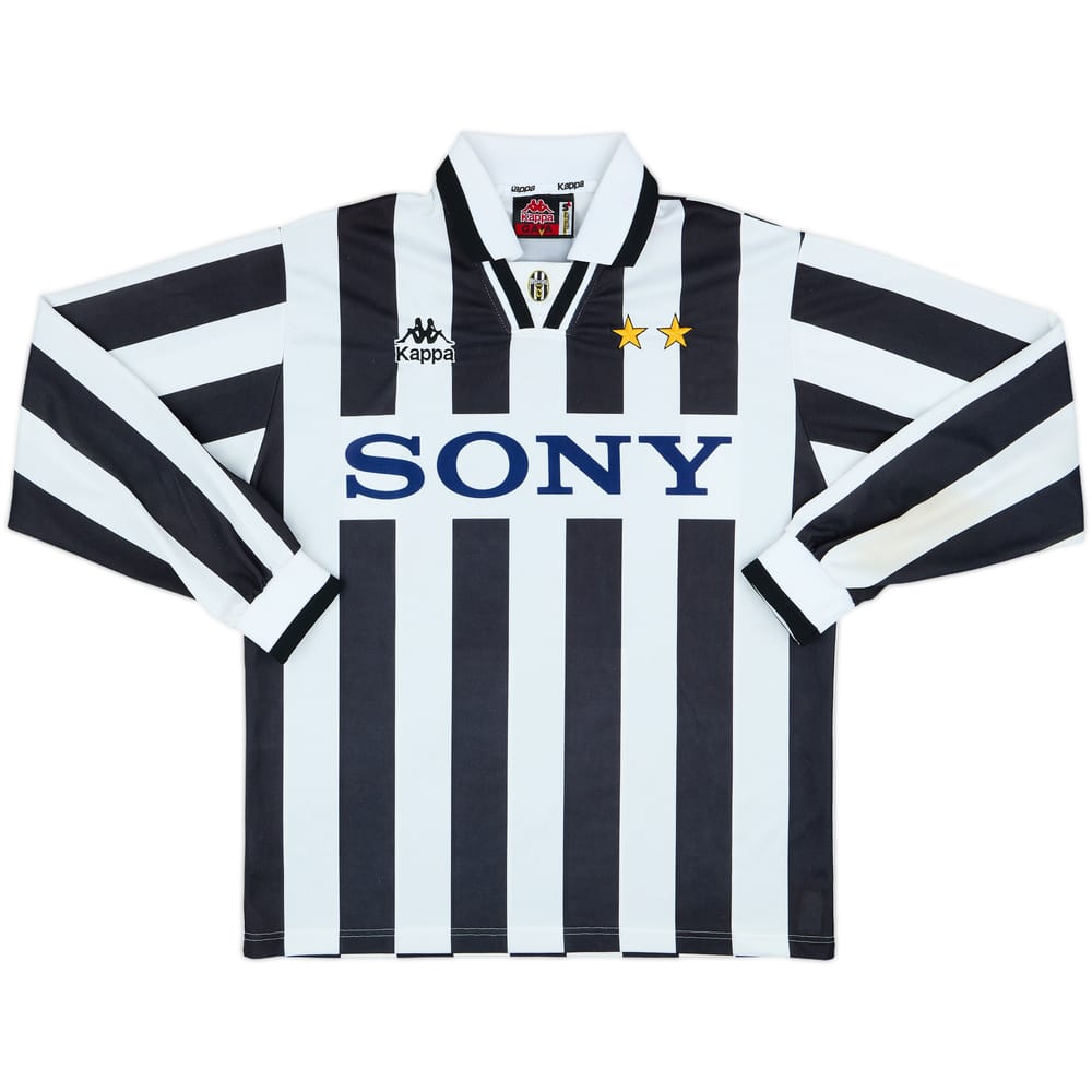 1995-97 Juventus Camiseta Local Manga Larga - 8/10 - (S)