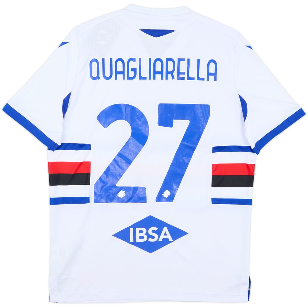 2020-21 Sampdoria Away Shirt Quagliarella #27 (L)