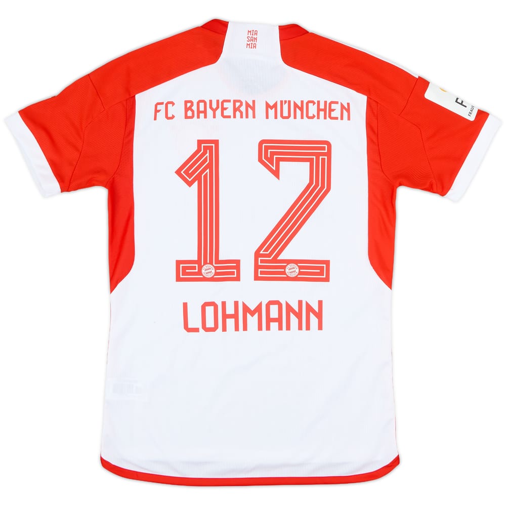 2023-24 Bayern Munich Women Home Shirt Lohmann #12 (Men's S)