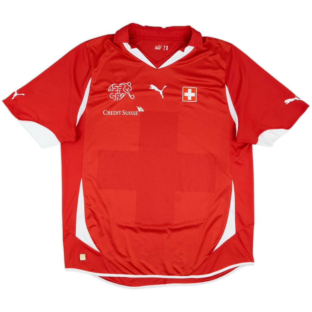 2010-11 Switzerland Home Shirt - 8/10 - (XXL)