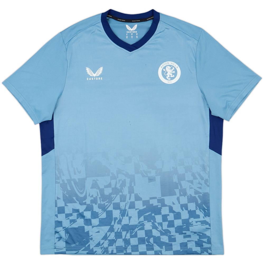 2023-24 Aston Villa Castore Training Shirt - 6/10 - (XL)