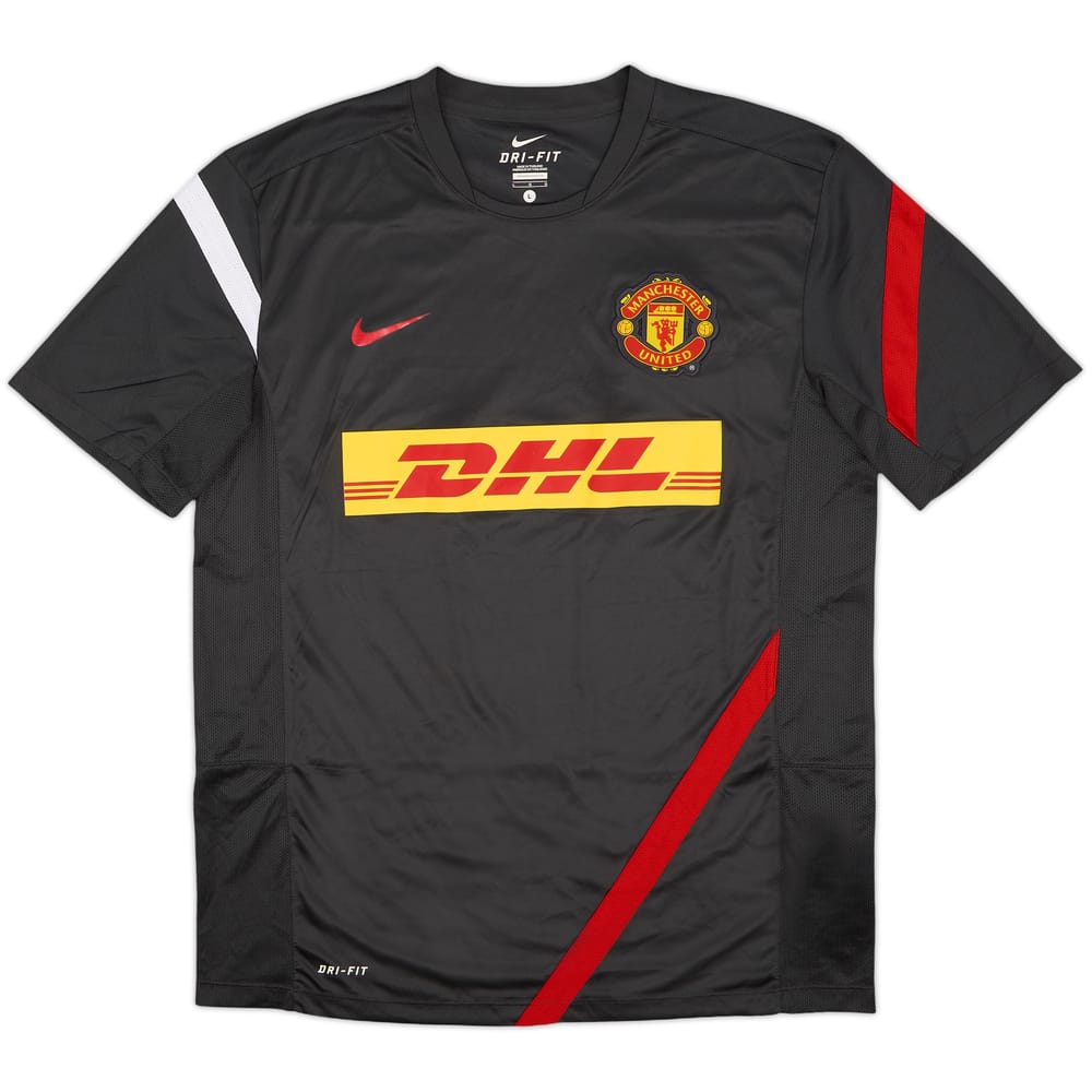 2012-13 Manchester United Nike Training Shirt - 9/10 - (L)