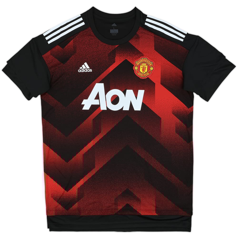 2017-18 Manchester United adidas Training Shirt - 9/10 - (L)
