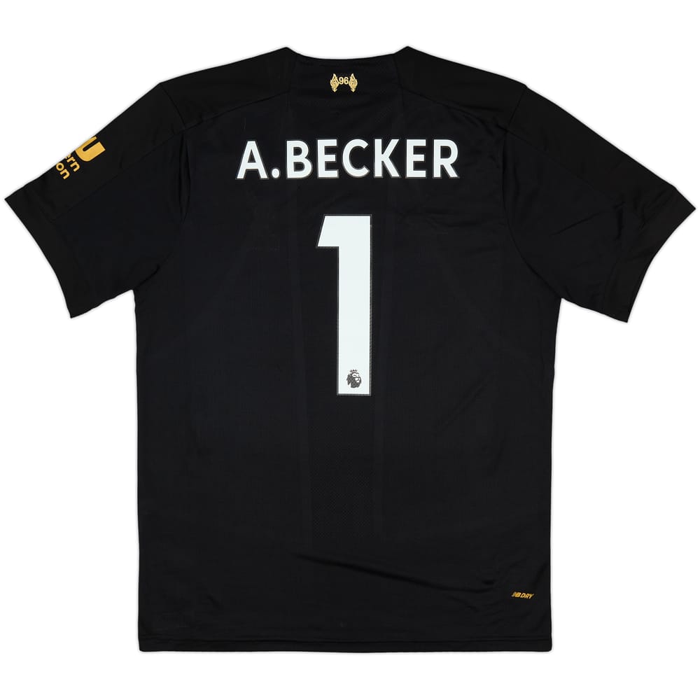 2019-20 Liverpool GK S/S Shirt A.Becker #1 - 8/10 - (L)