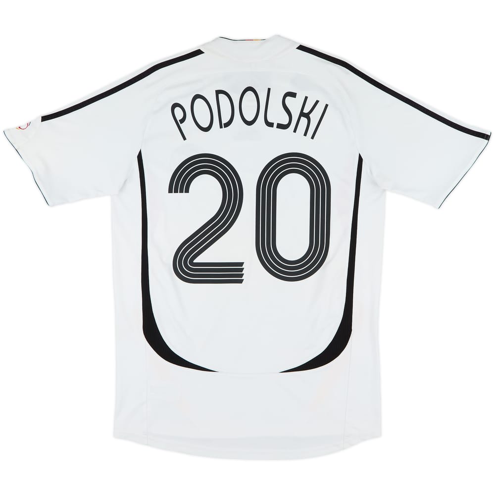 2005-07 Germany Home Shirt Podolski #20 - 8/10 - (L)