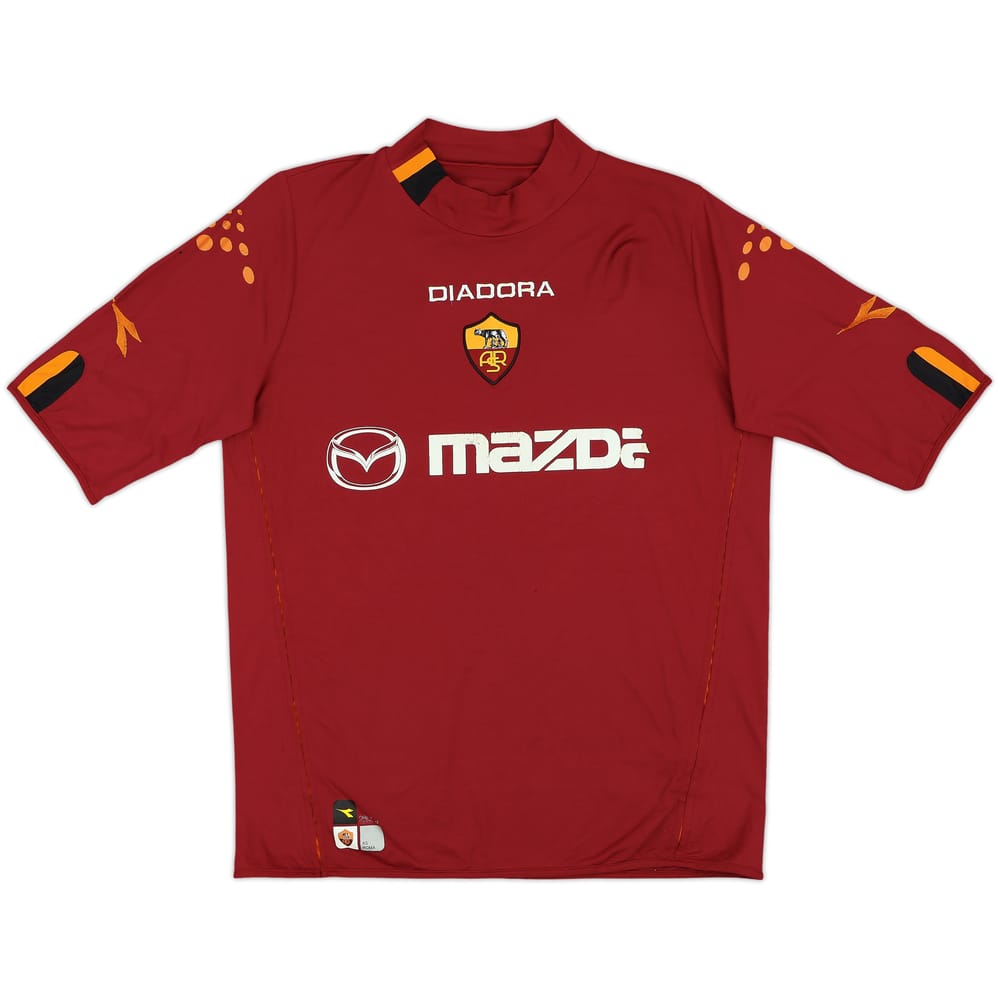 2003-04 Roma Home Shirt Totti #10 - 4/10 - (L)