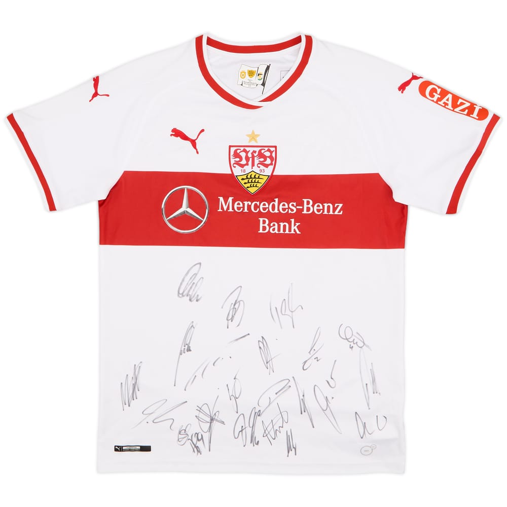 2018-19 Stuttgart Signed Home Shirt - 7/10 - (M)