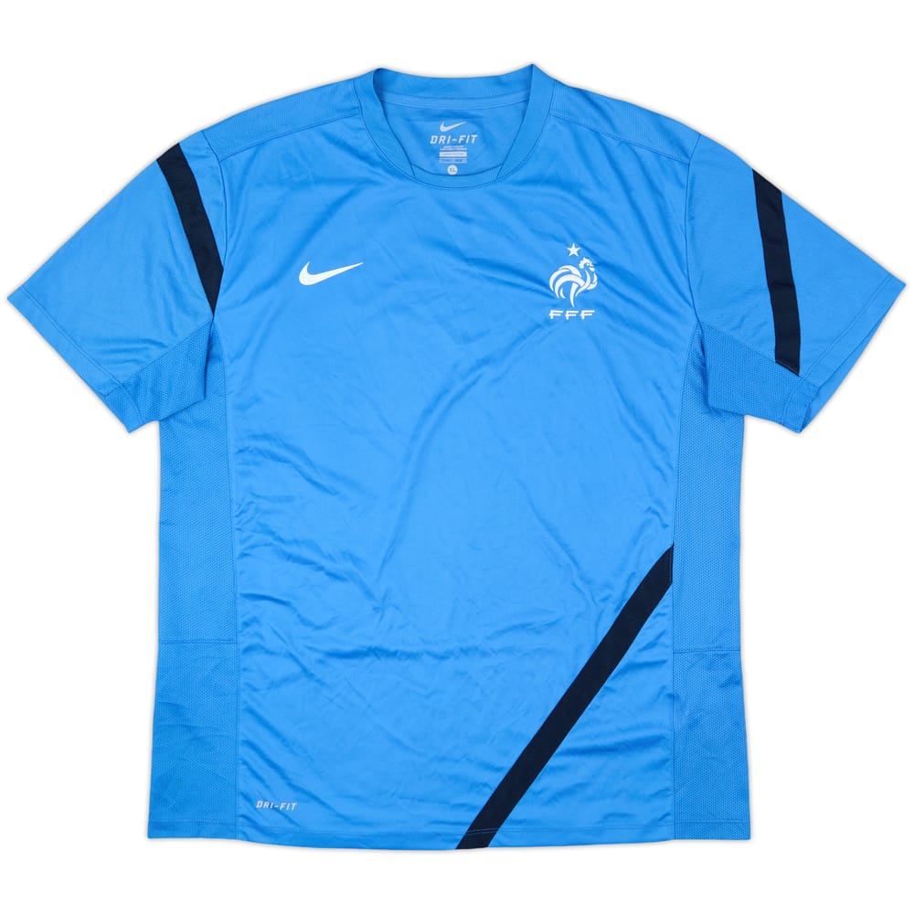 2012-14 France Nike Training Shirt - 9/10 - (XL)
