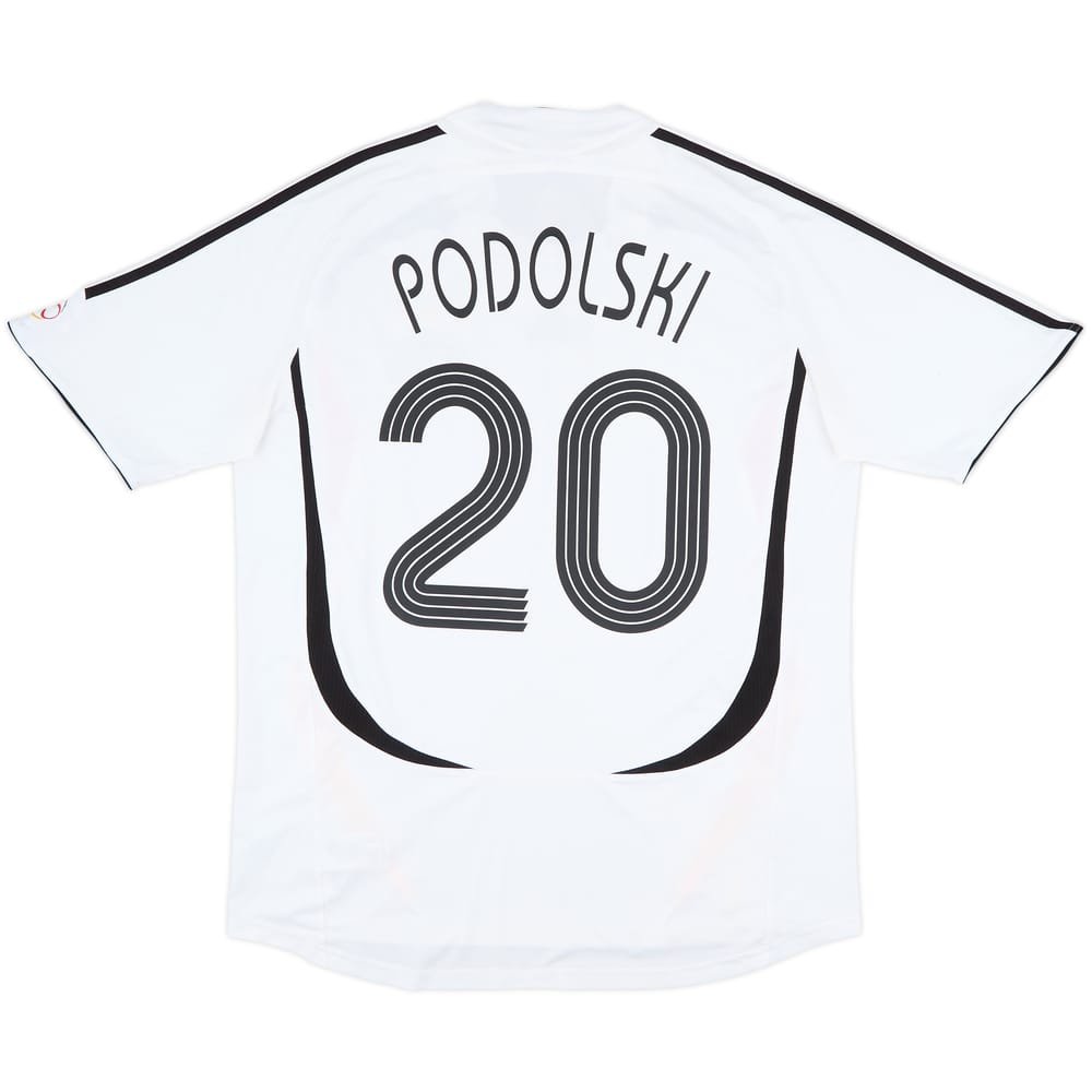 2005-07 Germany Home Shirt Podolski #20 - 7/10 - (XL)