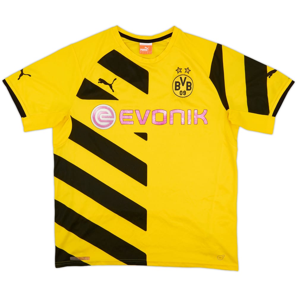 2014-15 Borussia Dortmund Home Shirt - 4/10 - (L)