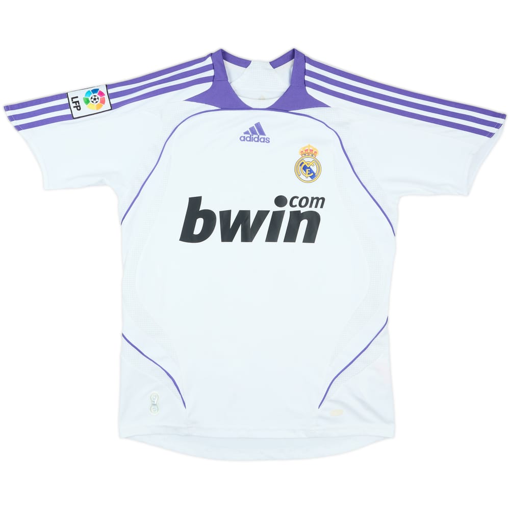 2007-08 Real Madrid Home Shirt - 6/10 - (L.Boys)