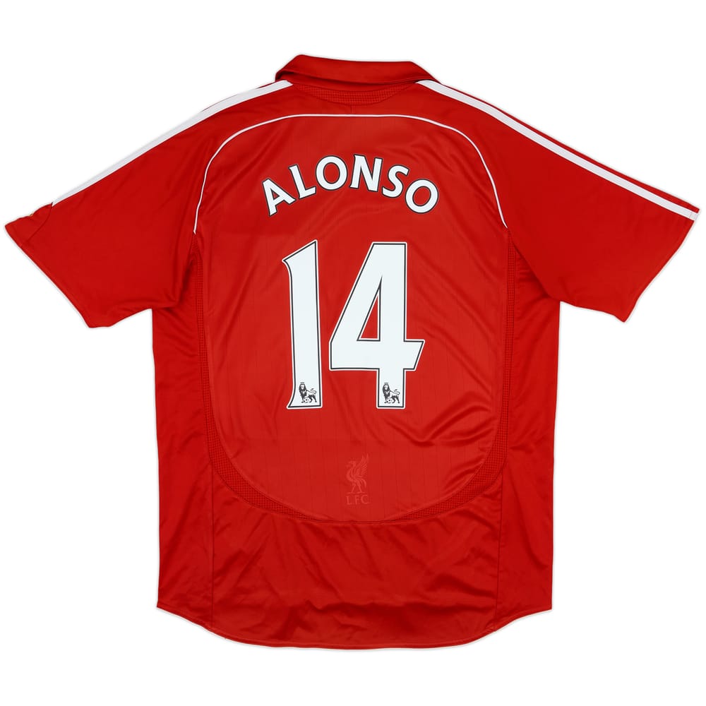 2006-08 Liverpool Home Shirt Alonso #14 - 6/10 - (L)