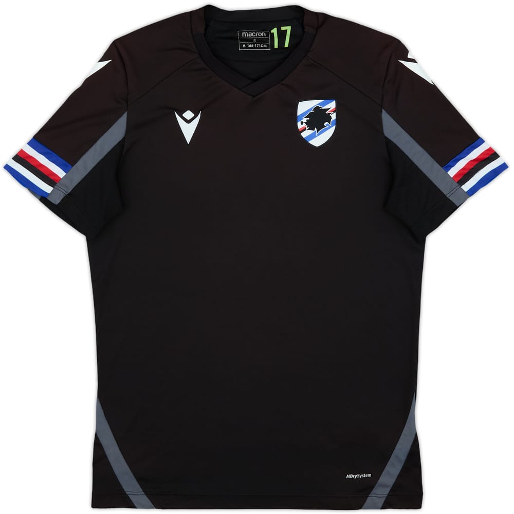 2021-22 Sampdoria Player Issue Macron Training Shirt #17 - 7/10 - (S)