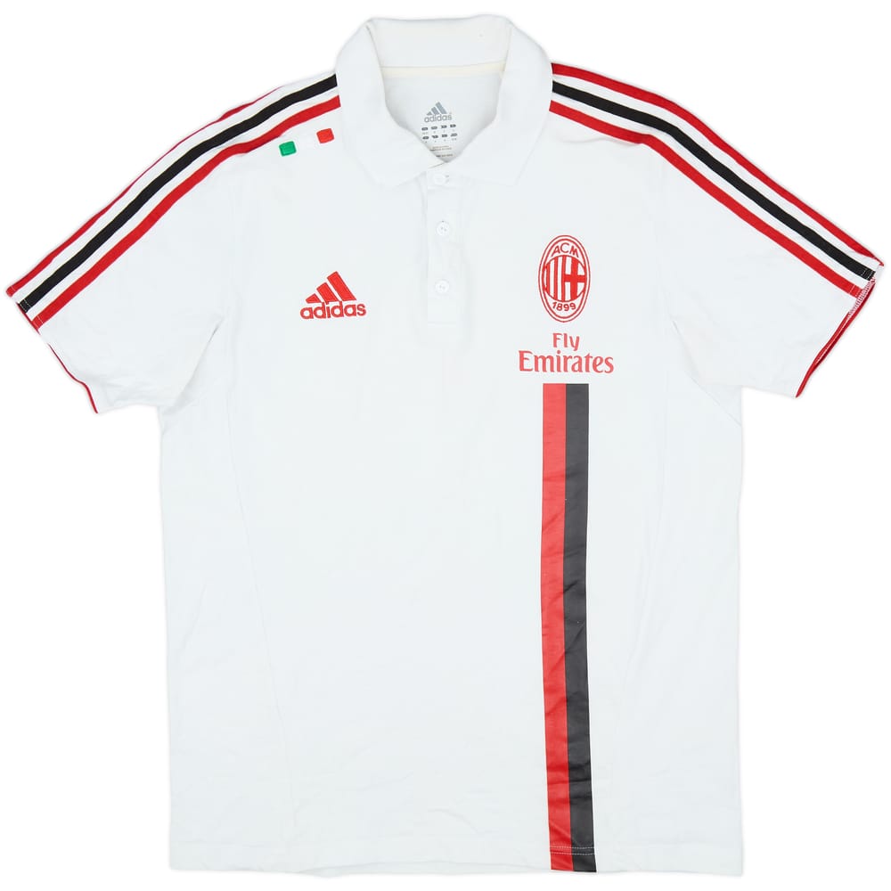 2011-12 AC Milan adidas Polo Shirt - 8/10 - (M/L)