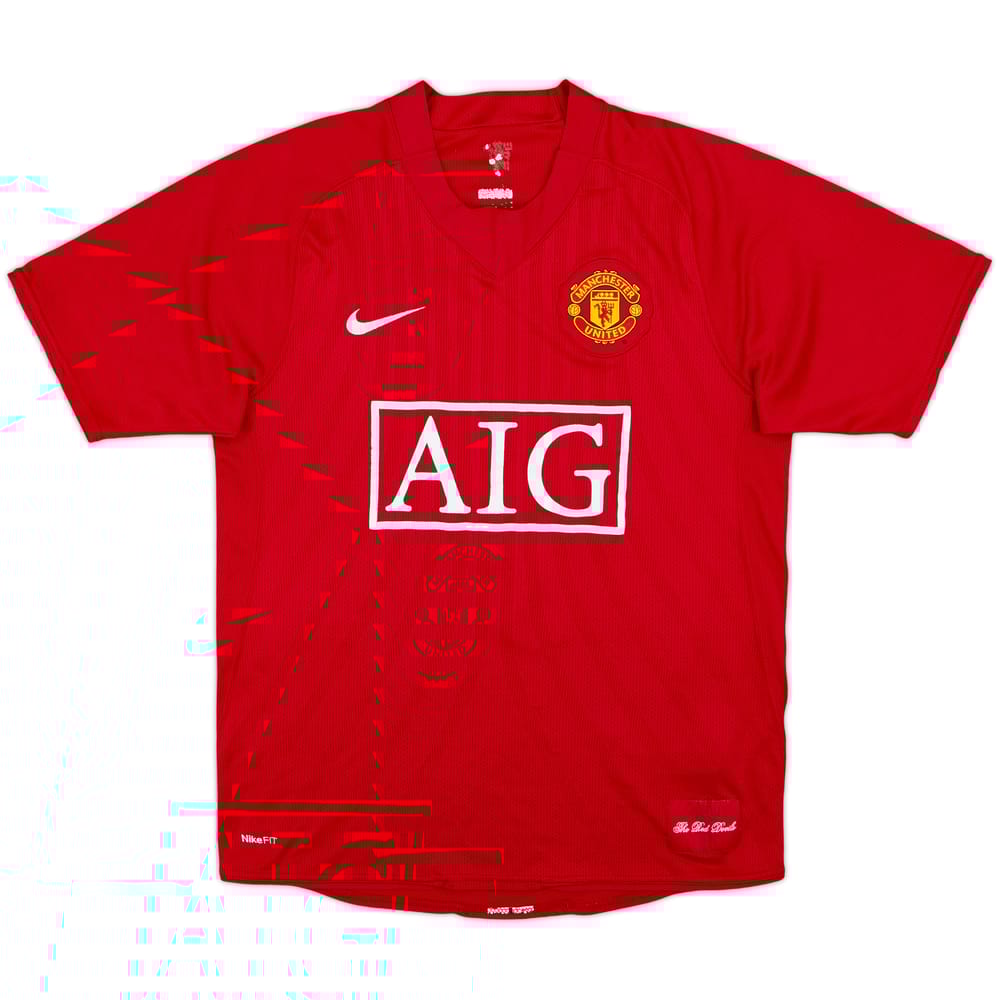 2007-09 Manchester United Camiseta Local Ronaldo #7 - 5/10 - (S)