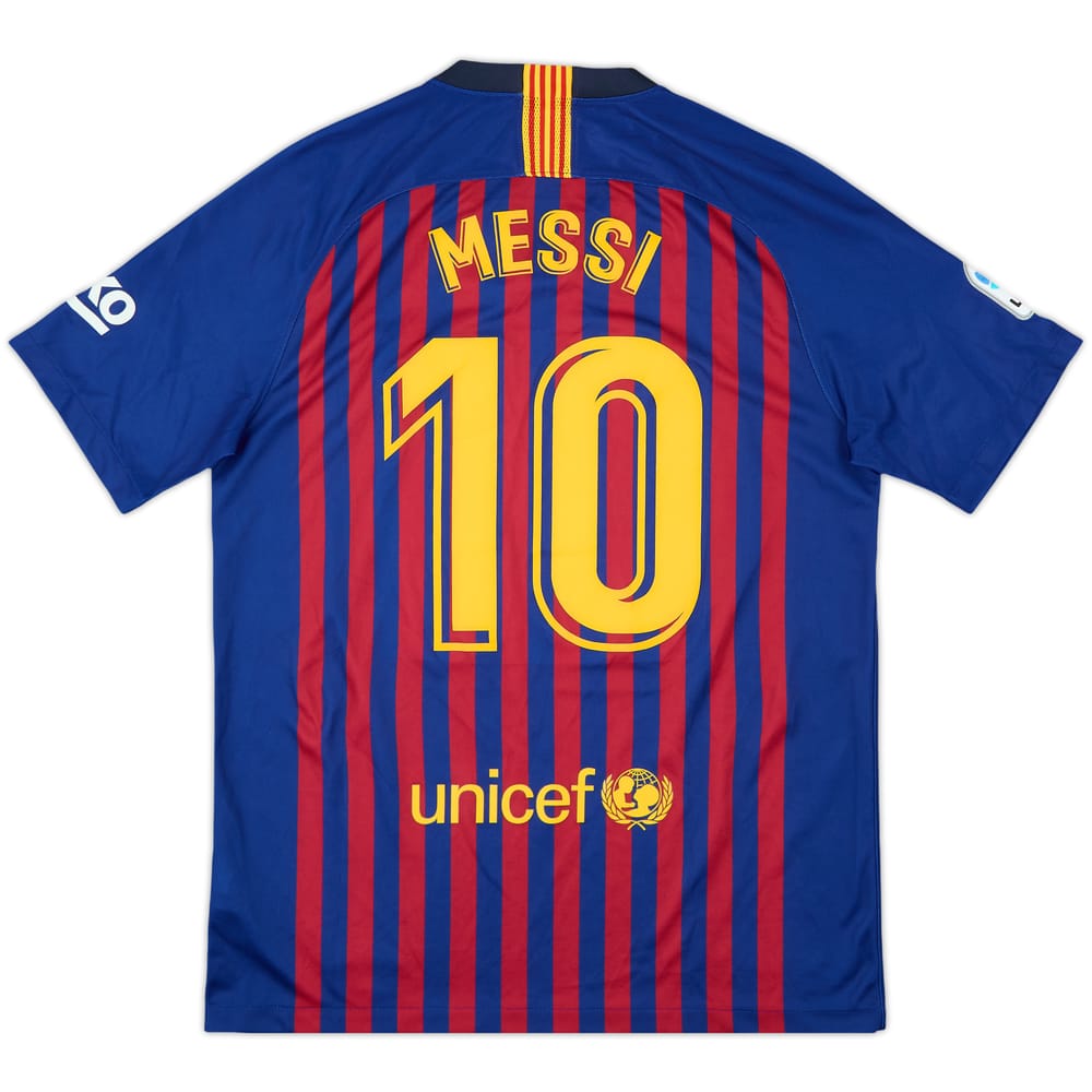 2018-19 Barcelona Home Shirt Messi #10 - 7/10 - (M)