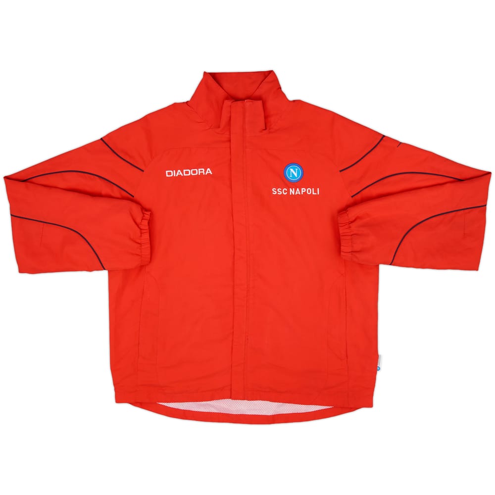2007-08 Napoli Diadora Track Jacket - 8/10 - (S)