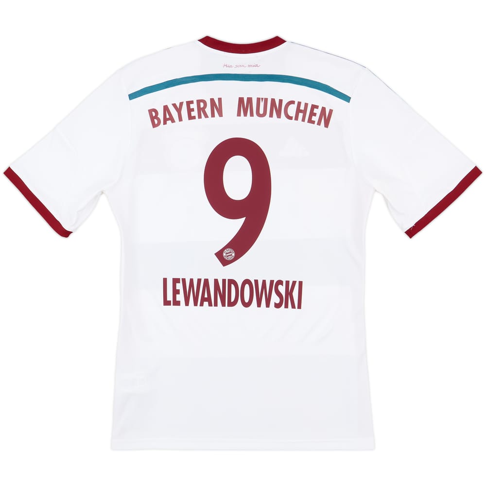 2014-15 Bayern Munich Away Shirt Lewandowski #9 - 7/10 - (M)