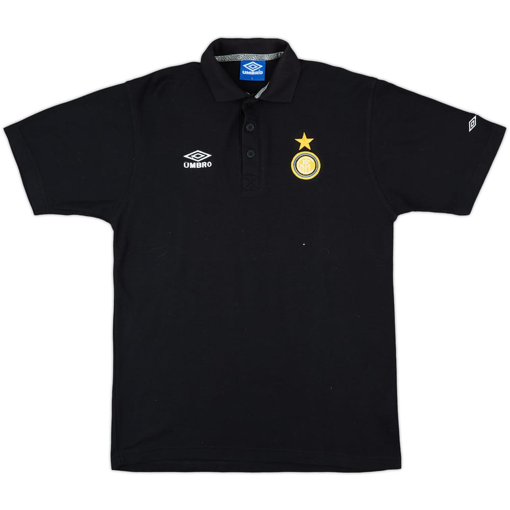 1997-98 Inter Milan Umbro Polo Shirt - 8/10 - (L)