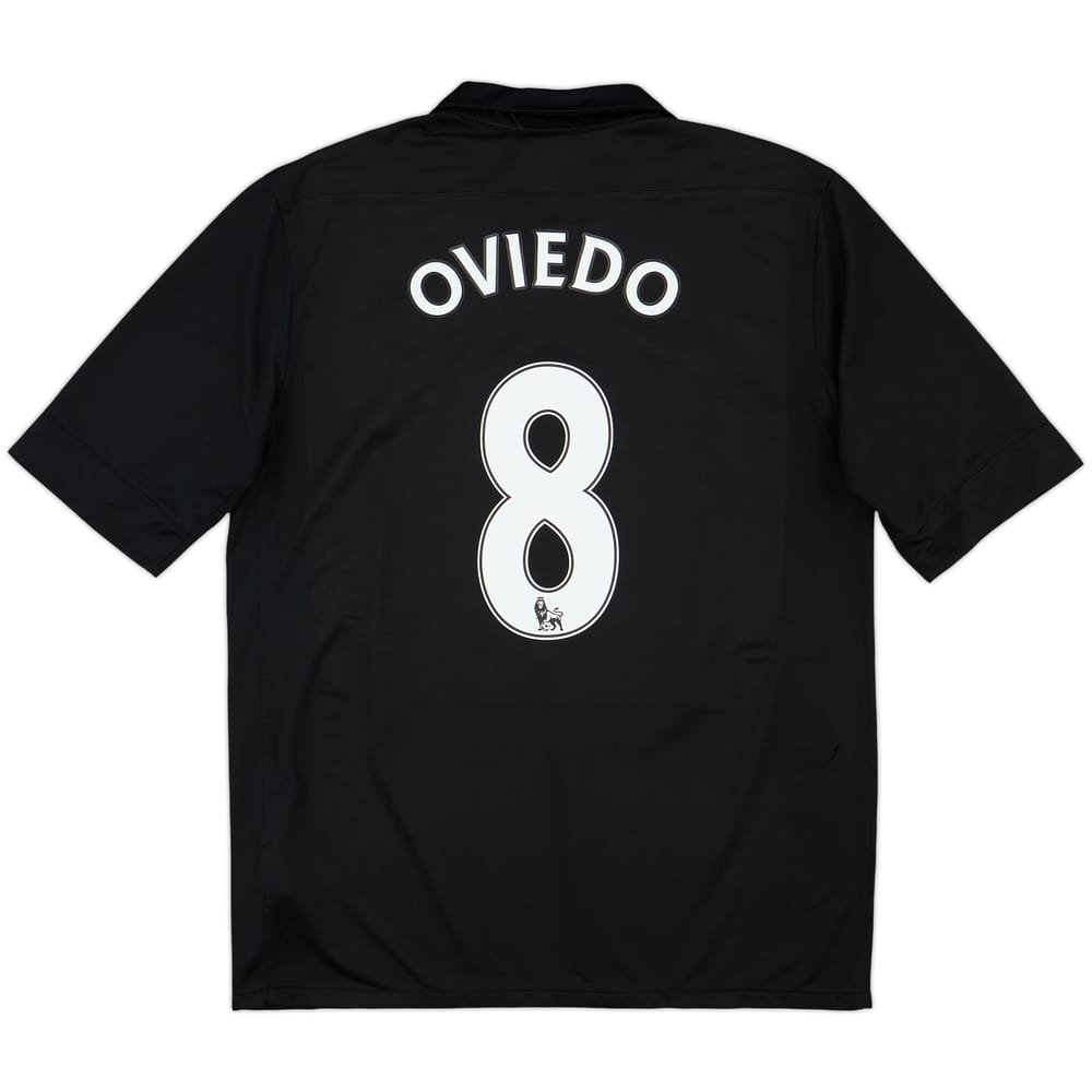 2012-13 Everton Away Shirt Oviedo #8 - 8/10 - (L)
