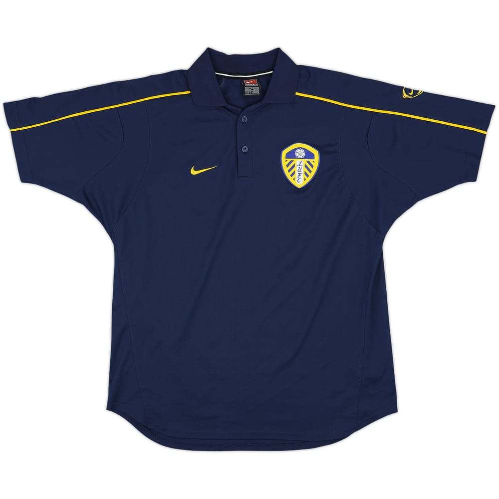 2001-02 Leeds Nike Polo Shirt - 9/10 - (L)