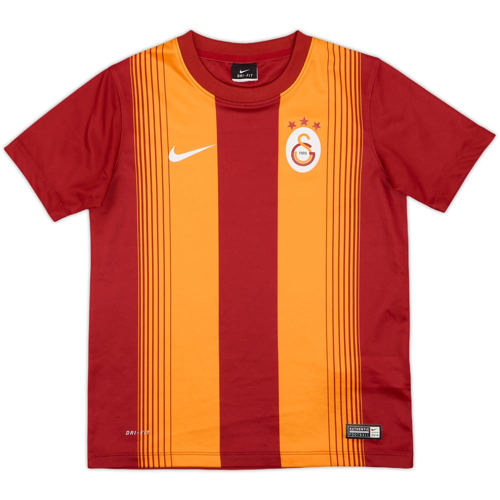 2014-15 Galatasaray Basic Home Shirt - 9/10 - (M.Boys)