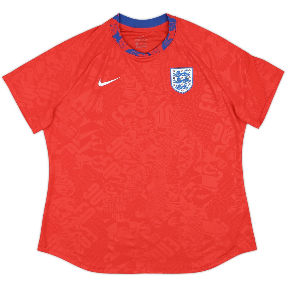 2020-21 England Nike Training Shirt - 9/10 - (Women's XL)