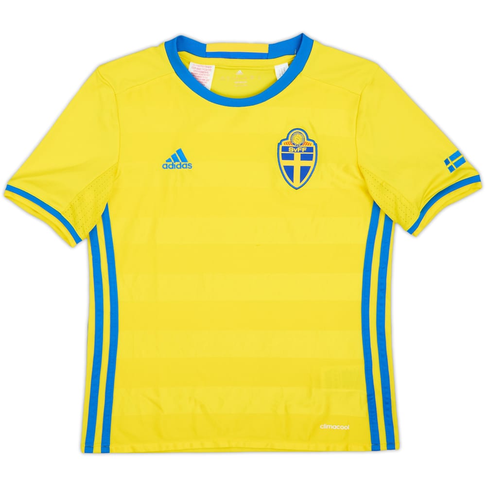 2016-17 Sweden Home Shirt - 9/10 - (M.Boys)