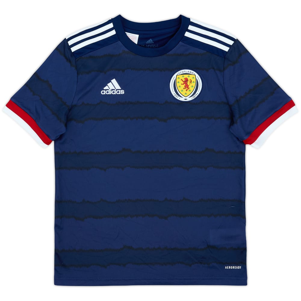 2020-22 Scotland Home Shirt - 9/10 - (L.Boys)
