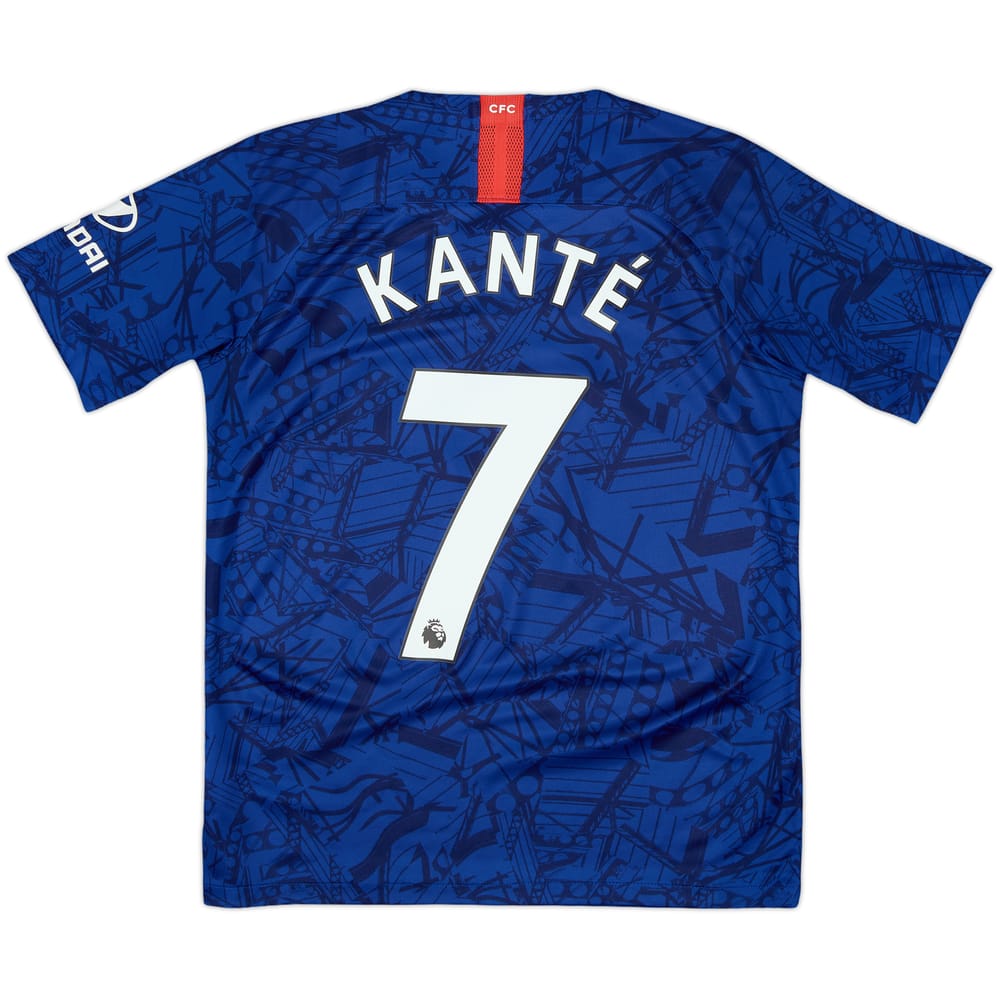 2019-20 Chelsea Home Shirt Kante #7 - 9/10 - (XL.Boys)