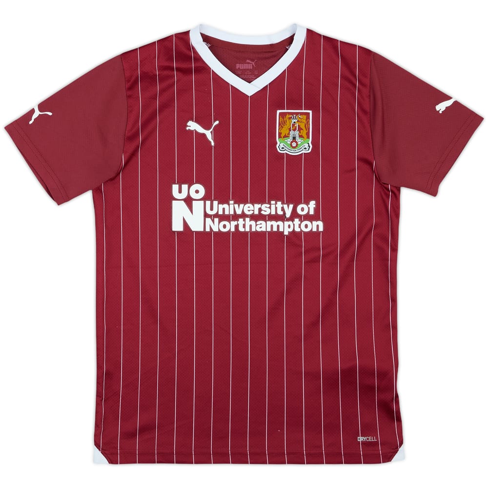2023-24 Northampton Home Shirt - 6/10 - (L.Boys)